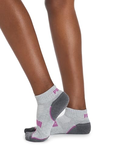 PUMA Women's 6 Pack Quarter Crew Socks3