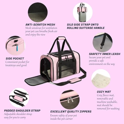 ROSEBB Porta-Gatos Porta-Cachorros Porta-Animais de Estimação Bolsas para Gatos para Gatos Pequenos