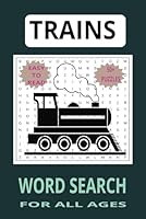 TRAINS WORD SEARCH: A Locomotive Word Hunt for Railfans, Hobbyists & Puzzle Lovers B0F5P4BFDY Book Cover