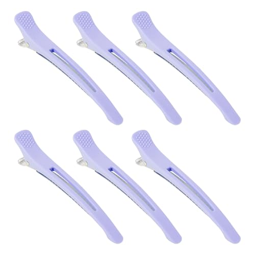 6pcs Billed Hair Roller Clip for Women with Silicone Band Strong Grip Hair Clip Great for Thin and Thick Quick Hairstyle Fix