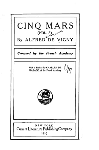 Cinq Mars - Vol. I (French Edition)