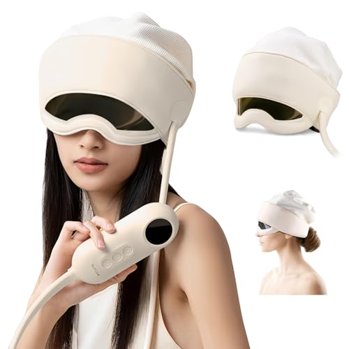 Artmory Electric Head Massager for Headaches, Eye Massager with Heat, Rechargeable Head and Eye...