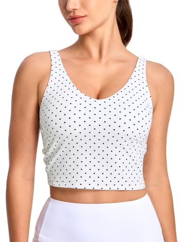Image of THE GYM PEOPLE Womens' Sports Bra Longline Wirefree Padded with Medium Support
