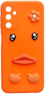 Plastic Back Cover For Samsung Galaxy A14, Orange As-31-A14-1