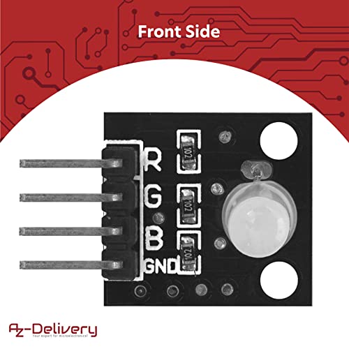 AZDelivery 3 x KY-016 FZ0455 3-Farben RGB LED Modul 3 Color kompatibel mit Arduino und Raspberry Pi inklusive eBook!
