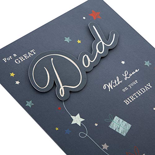 Birthday-Card-for-Dad-from-Hallmark-3D-Text-Design