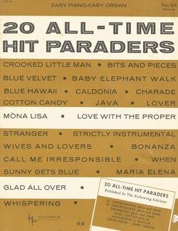 Sheet music 20 All-Time Hit Paraders Easy Piano-Easy Organ Hansen No.54 (revised) Book