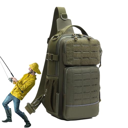 Mochila para pesca con mosca ideal para senderismo, camping y viajes 7