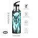 White Green Wolf Lightning Fire Water Bottle Leakproof Insulated Stainless Steel Hot Cold Water Flask with Straw Lid for Sports Travel 20 oz