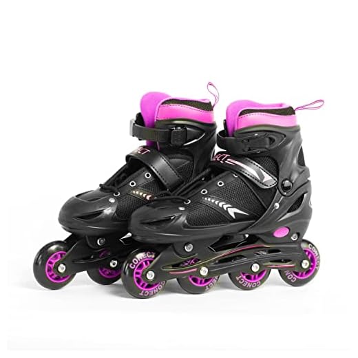 Patins Inline Roller Semi Profissional Conect - Mega Compras (31 ao 34 Roxo)