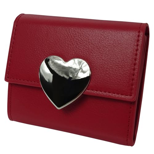 ハートチェーン 二つ折り財布