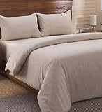 Urban Bedding Duvet Cover with Fitted Sheet 4 Piece Set - Soft Double 100% Egyptian Cotton - Comfort