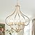 6 Lights Vintage Farmhouse Light Fixtures, Pendant Lights Kitchen Island Lighting, Modern Kitchen Light Fixtures Over Table Gold Chandelier for Dining Room Hallway Entryway Bedroom Foyer
