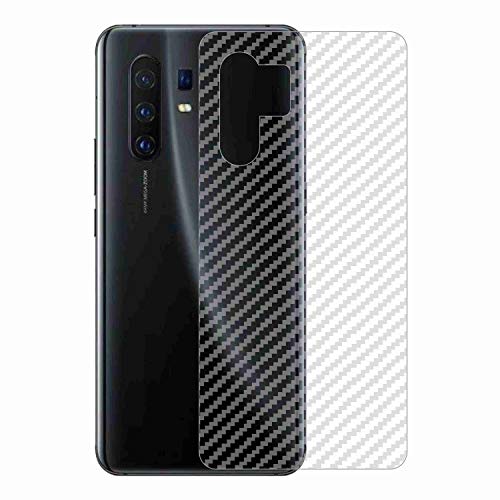 Image of Compatible with Vivo X30 Pro Back Screen Protective Film Carbon Fiber Skin Transparent Screen Guard Sticker