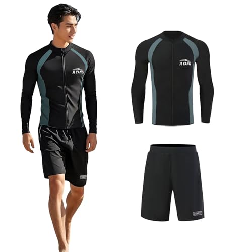 [KULIXI] ���b�V���K�[�h �����Y �t�B�b�g�l�X���� �㉺ �Z�b�g ���� �O�J�� �T�[�t�p���c �t�B�b�g�l�X �j�� 2�_�Z�b�gUV�J�b�g���� �r�[�` ���j �X�C�~���O ���j �z�� ���� �ڐG�⊴ -MTO- 2XL