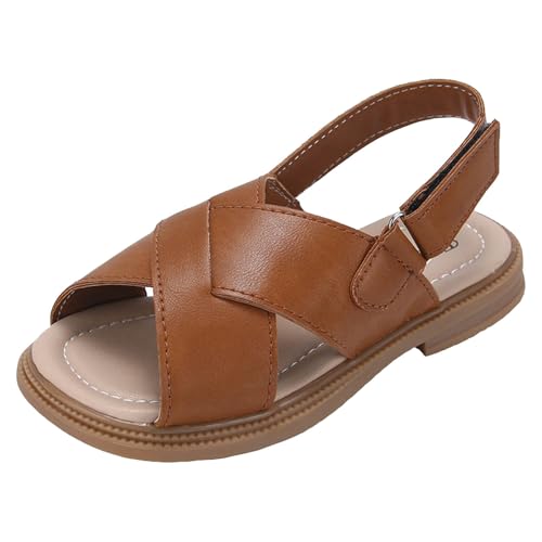 IWIHMIV Toddler Summer Walking Sandals Girls Water Shoes Beach Casual Open Toe Soft Soled Flat Sandals