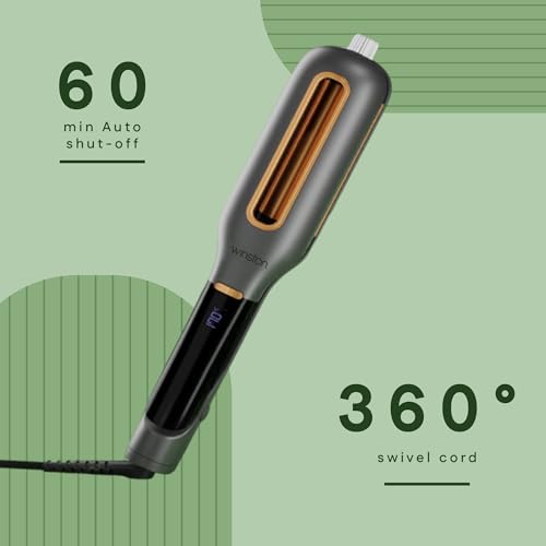 Image of WINSTON Professional Hair Waver for Women - Adjustable Ceramic Wave Barrels (18mm /22mm /26mm), Instant Heat with LCD Display, Deep Waver Curler Machine for Frizz-Free Beach Waves