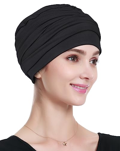 Écharpe turban pour femme contre la perte de cheveux bandeau chimio