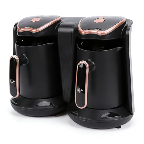 Cafetera Turca Eléctrica con Diseño de Doble Olla 500 mL