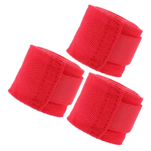 ibasenice Boxing Hand Wraps Set Men's Cotton Wraps Wrist Protection Breathable Sweat Absorbent Adjustable for Boxing Kickboxing Training