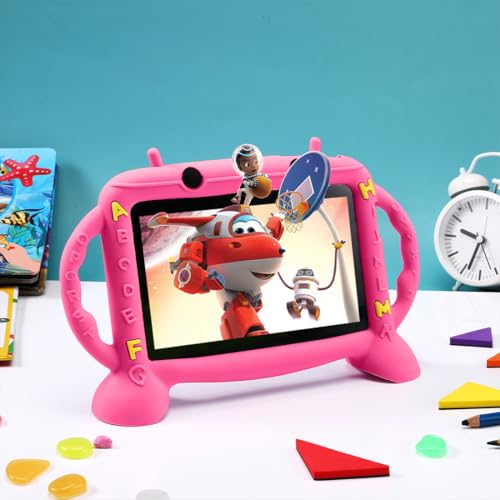 Image of MengDash Kids Tablet,Android 11 Tablet for Kids 2-10 3GB RAM+32GB ROM (Red)