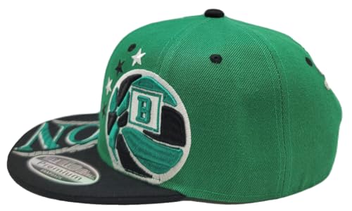 Boston New Leader Premium Hurricane Green Black Era Snapback Hat Cap miniatura 5