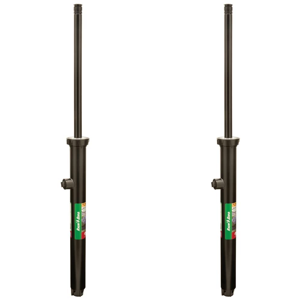 Rain Bird 1812AP Irrigatore Pop-up Professionale, Regolabile 0°-360°, Gittata 2,8-38,5 Cm, Altezza 30,5 Cm, Testina Sprinkler Per Giardino