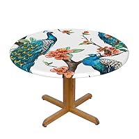 ORYX Muleton Oilcloth Round White Tovaglia in PVC impermeabile antimacchia 140 cm. Uso interno ed esterno