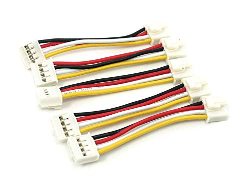 Grove - Universal 4 Pin Buckled 10cm Cable (20 PCs Pack)