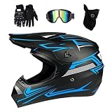 Casco de Motocross Niños,XL/58-59CM)