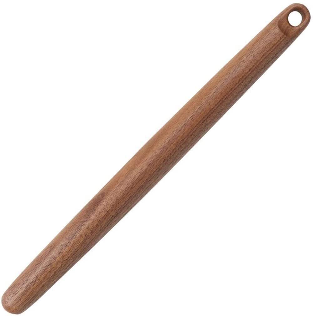 ACiyD Mattarello (15,7 Pollici) - Mattarello in Legno per Fondente, Crosta di Torta, Biscotto, Pasticceria, Pasta - Design affusolato e Costruzione Liscia - Utensile da Cucina Essenziale