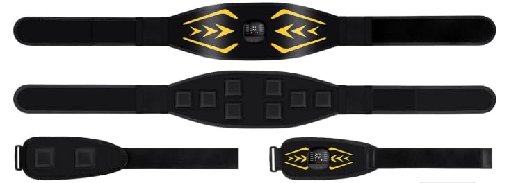 Électrostimulateur musculaire et abdominal avec 10 modes de massage et 30 intensités