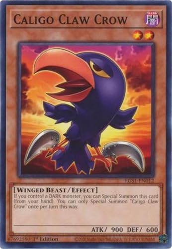 Yugioh Caligo Claw Crow - EGS1-EN012 - Común - 1 edición