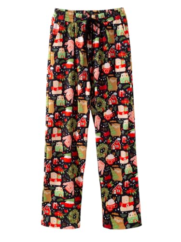 Image of Unisex Adults Holiday Themed Pajama Pants