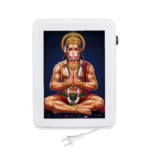 Image of Classic Wired 10 in 1 Mantra Box with 4-Inch LED Display Specially Curated Famous Hanuman Chalisa Mantra