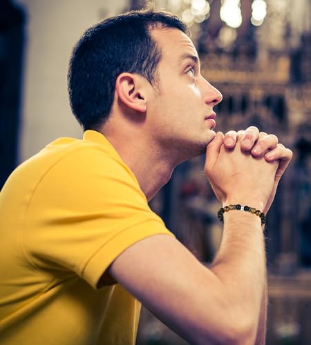 TONY & SANDY Cross Bracelet Stocking Stuffers Men Boys Christian Gifts for Teen Boys Son Grandson on Birthday Graduation Easter Christmas2