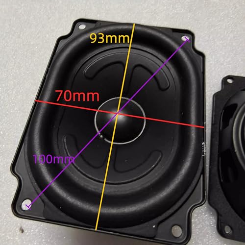 Altavoz ovalado de 9,3 cm x 7 cm para jbl 4 ohmios 20w componentes de audio 3