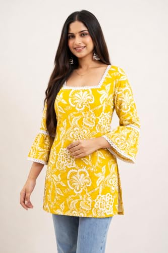Image of Women's and Girls Short Kurti in TopsTunic | Ladies Ethnic Tunic