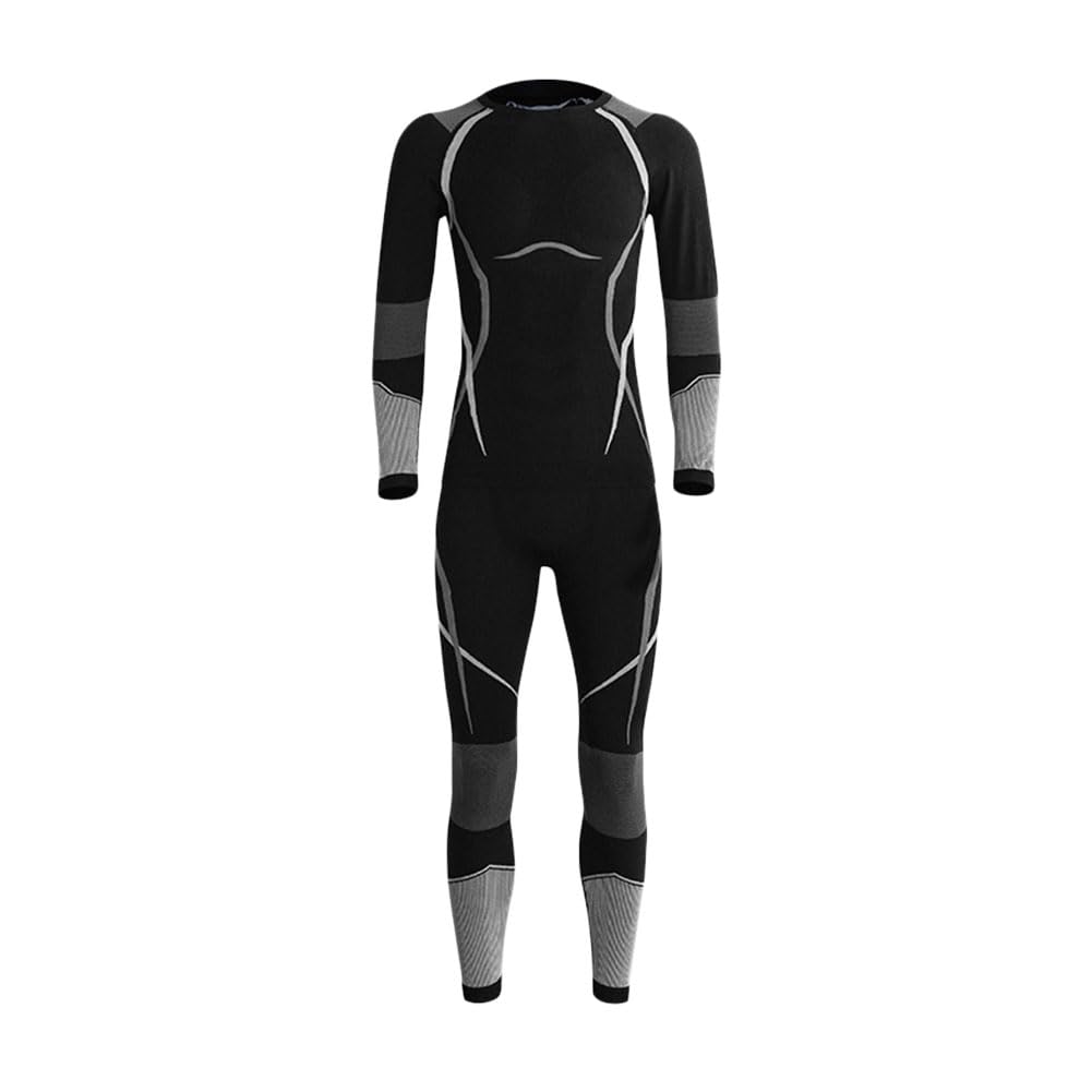 MISSMAO Thermounterwäsche Herren, Skiunterwäsche Winter Thermowäsche Se Warm Weich Funktionswäsche Atmungsaktiv Thermo Unterwäsche Thermounterhemd Thermounterhose für Outdoor-Aktivitäten