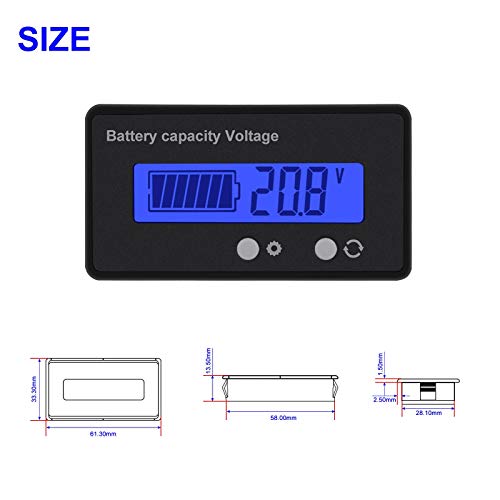 Tester del misuratore di capacità della Batteria