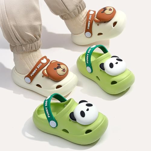 Image of Toddler Little Kids Clogs Slippers Sandals, Non-Slip Girls Boys Clogs Slide Lightweight Garden Shoes Slip-on Beach Pool Shower Slippers