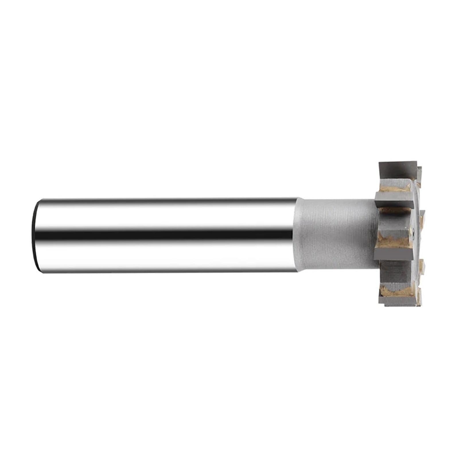 Fresa con ranura en T de acero de tungsteno YG8, fresa de extremo en forma de T, 1 ud.(20mmx12dx90l 10H)