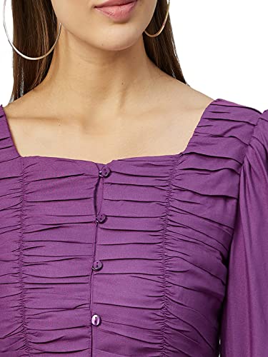 Image of Rare Women's Solid Regular Fit Blouse