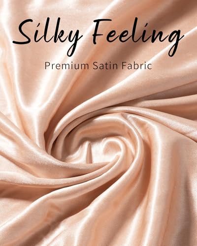 Sofier Satin Shawl Wraps for Women Evening Dresses Wedding Bridal Party Silky Scarf Formal Cover Up Bridesmaid Gifts