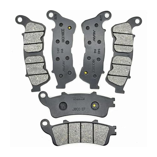 SCSTHRCRA Plaquettes De Frein Avant Et Arrière pour Moto Honda CTX1300 CTX1300A / Deluxe 2014 2015 2016 2017 2018 CTX 1300 1300A Plaquettes de Frein Avant et arrière de Moto(Front Rear Pads)