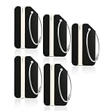 5Pack Black Aluminum Luggage Tag with Name ID Card Perfect to Quickly Spot Luggage Suitcase by Ovene