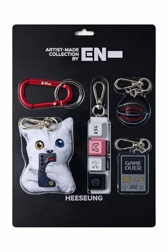 KPOP HEAVEN EN-HYPEN [BY EN-HYPEN - HEESEUNG] EVAN'S UNSERIOUS KEYRING PACKAGE + 1 Official PhotoCard & 3 Extra Photocards Set(MULTI ver.)