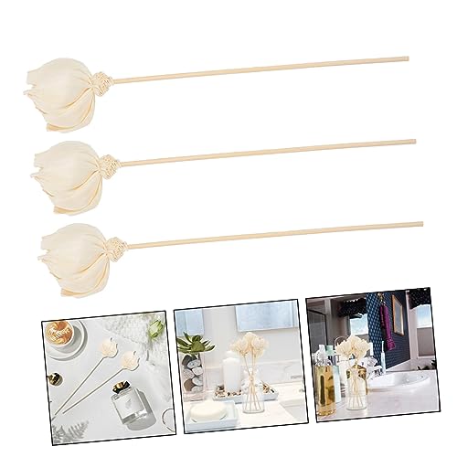 Cabilock 3 piezas varitas difusoras aromáticas de peonía miniatura 4