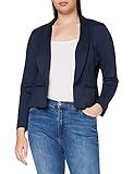  Amazon-Marke: MERAKI Damen Schmaler Blazer, Blau (Navy), 36, Label: S