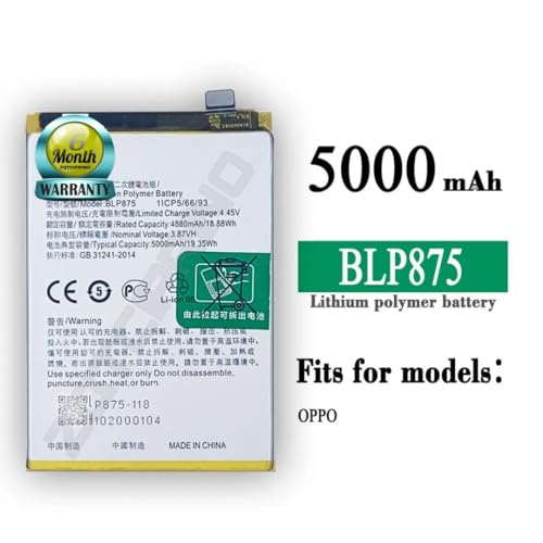 Image of Orignal BLP875 Battery for Oppo Q3S Battery with 6 Month Warranty****(N69)